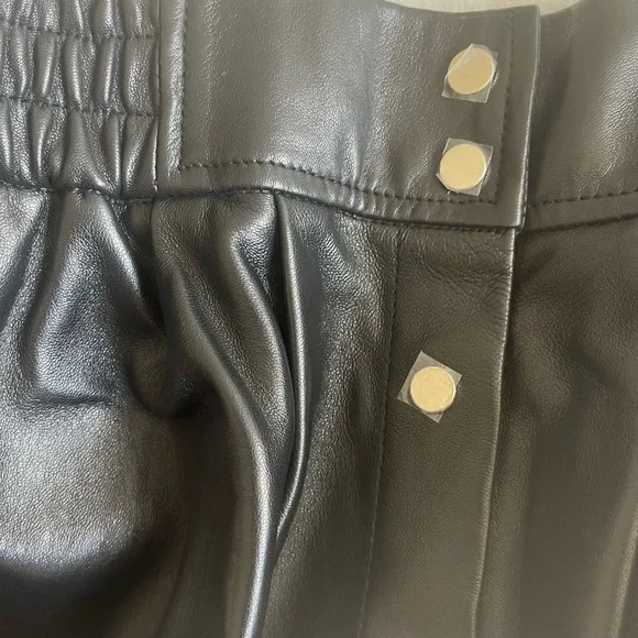 BA&SH genuine leather skirt NWTlamb skin super soft size M